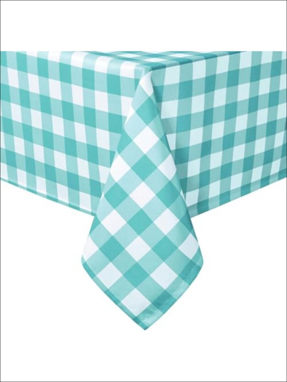 Checkered Tablecloth 60 x 120 Inch Rectangle Polyester Gingham Dining Table